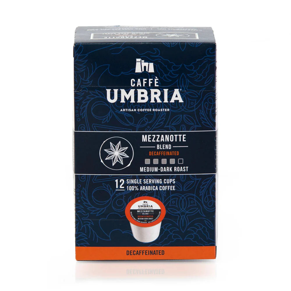 Caffe Umbria Mezzanotte Decaf K-Cups