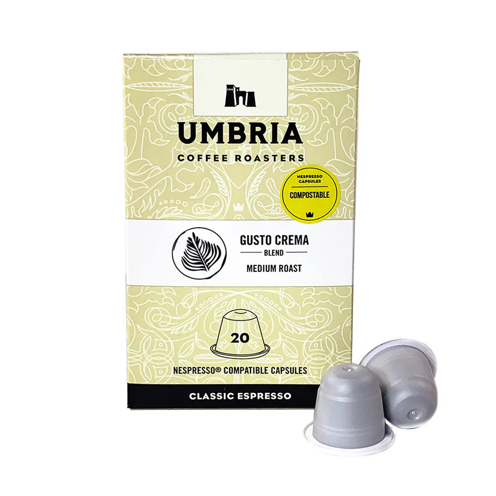 Caffe Umbria Nespresso Pods - Gusto Crema